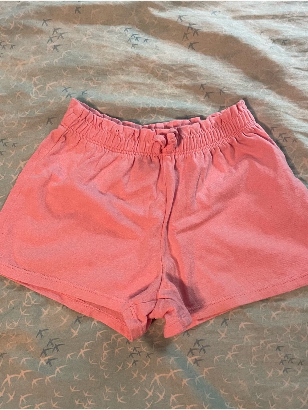 Kids’ Pink Elastic-Waist Lounge Shorts